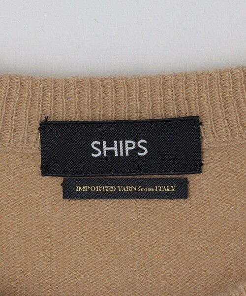 SHIPS / シップス ニット・セーター | SHIPS: 12G イタリー ヤーン アーガイル クルーネック ニット プルオーバー | 詳細14