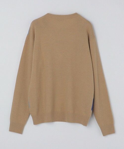 SHIPS / シップス ニット・セーター | SHIPS: 12G イタリー ヤーン アーガイル クルーネック ニット プルオーバー | 詳細15