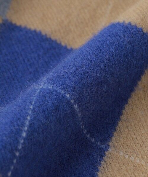 SHIPS / シップス ニット・セーター | SHIPS: 12G イタリー ヤーン アーガイル クルーネック ニット プルオーバー | 詳細16