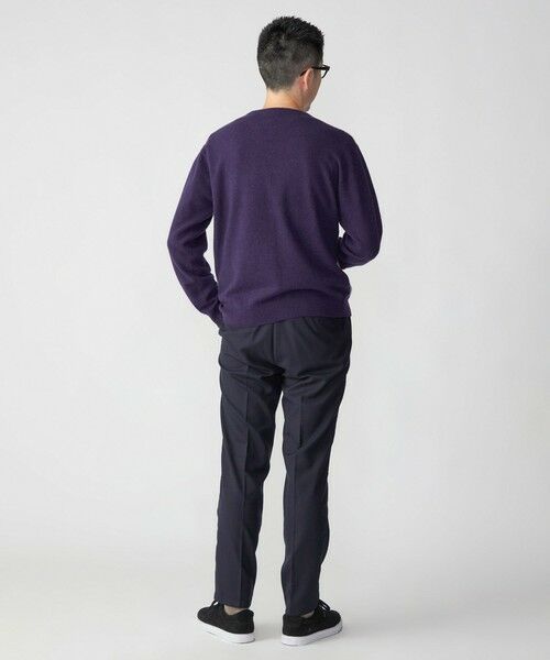 SHIPS / シップス ニット・セーター | SHIPS: 12G イタリー ヤーン アーガイル クルーネック ニット プルオーバー | 詳細20