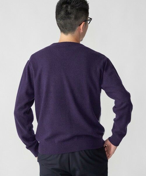 SHIPS / シップス ニット・セーター | SHIPS: 12G イタリー ヤーン アーガイル クルーネック ニット プルオーバー | 詳細24