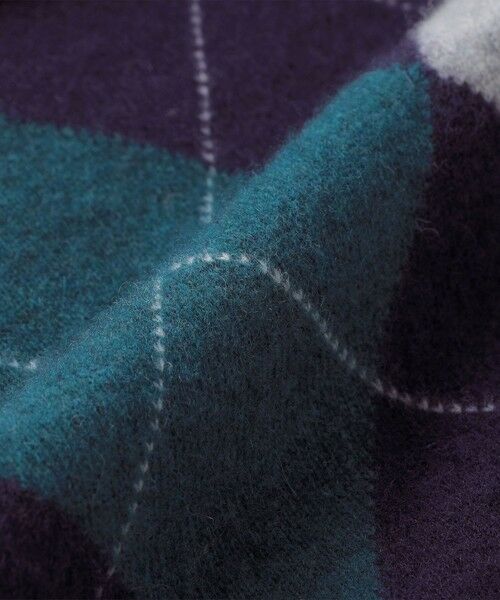 SHIPS / シップス ニット・セーター | SHIPS: 12G イタリー ヤーン アーガイル クルーネック ニット プルオーバー | 詳細27