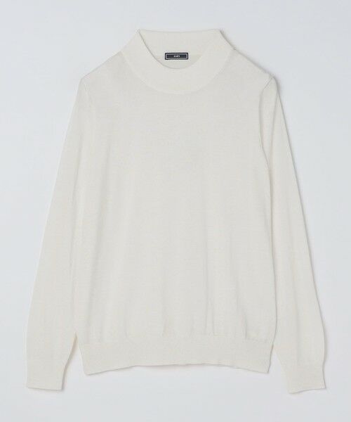 SHIPS / シップス ニット・セーター | SHIPS:〈手洗い可能〉HANDFRAME 16ゲージ モックネック ニット | 詳細5