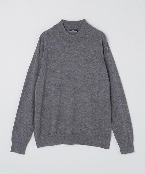 SHIPS / シップス ニット・セーター | SHIPS:〈手洗い可能〉HANDFRAME 16ゲージ モックネック ニット | 詳細11