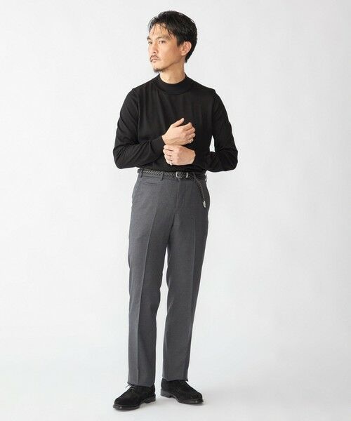 SHIPS / シップス ニット・セーター | SHIPS:〈手洗い可能〉HANDFRAME 16ゲージ モックネック ニット | 詳細14