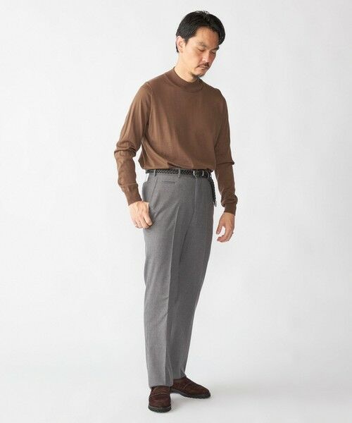 SHIPS / シップス ニット・セーター | SHIPS:〈手洗い可能〉HANDFRAME 16ゲージ モックネック ニット | 詳細23