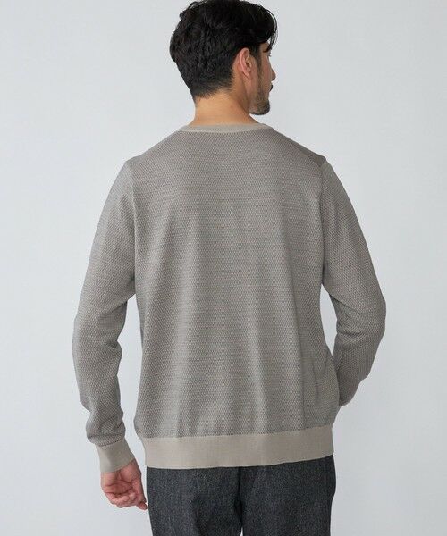 SHIPS / シップス ニット・セーター | SHIPS: 16ゲージ バーズアイ クルーネック ニット | 詳細4