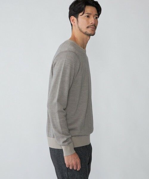 SHIPS / シップス ニット・セーター | SHIPS: 16ゲージ バーズアイ クルーネック ニット | 詳細5