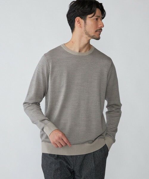 SHIPS / シップス ニット・セーター | SHIPS: 16ゲージ バーズアイ クルーネック ニット | 詳細6