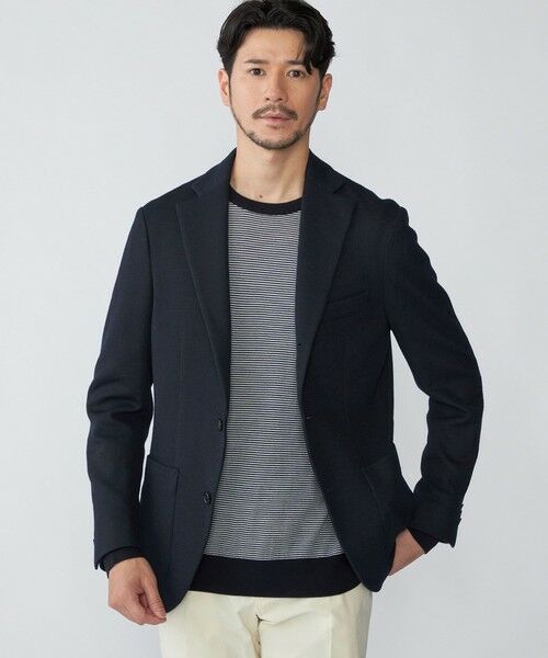 SHIPS / シップス ニット・セーター | SHIPS: HANDFRAME 16ゲージ マイクロボーダー クルーネック ニット | 詳細17