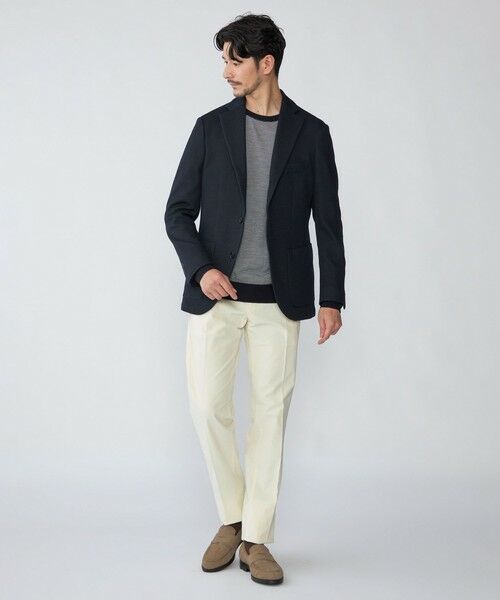 SHIPS / シップス ニット・セーター | SHIPS: HANDFRAME 16ゲージ マイクロボーダー クルーネック ニット | 詳細19