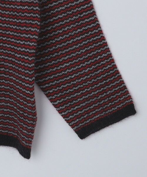 SHIPS / シップス ニット・セーター | NOMA t.d.: CHECKER & STRIPE SWEATER | 詳細3