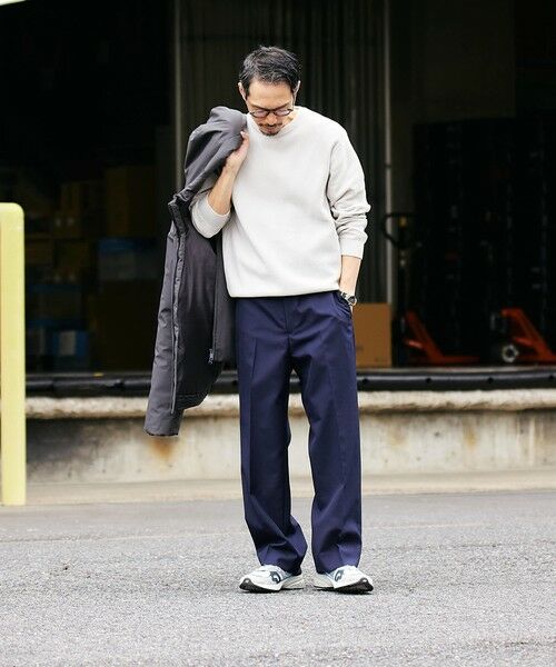 SHIPS / シップス ニット・セーター | SHIPS:〈洗濯機可能〉SOLOTEX(R) コットン ピケ クルーネック ニット | 詳細1