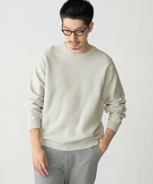 SHIPS / シップス ニット・セーター | SHIPS:〈洗濯機可能〉SOLOTEX(R) コットン ピケ クルーネック ニット | 詳細7
