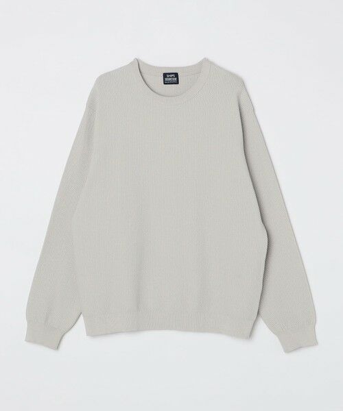 SHIPS / シップス ニット・セーター | SHIPS:〈洗濯機可能〉SOLOTEX(R) コットン ピケ クルーネック ニット | 詳細8