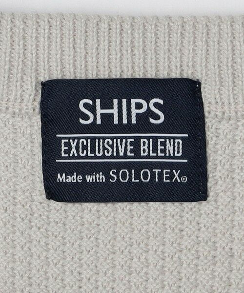 SHIPS / シップス ニット・セーター | SHIPS:〈洗濯機可能〉SOLOTEX(R) コットン ピケ クルーネック ニット | 詳細11