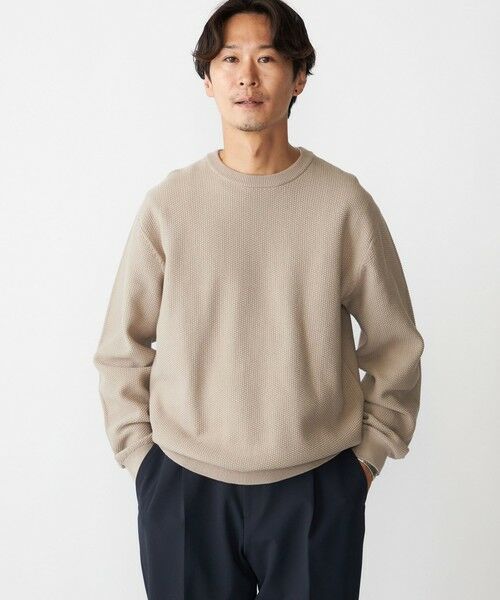 SHIPS / シップス ニット・セーター | SHIPS:〈洗濯機可能〉SOLOTEX(R) コットン ピケ クルーネック ニット | 詳細20