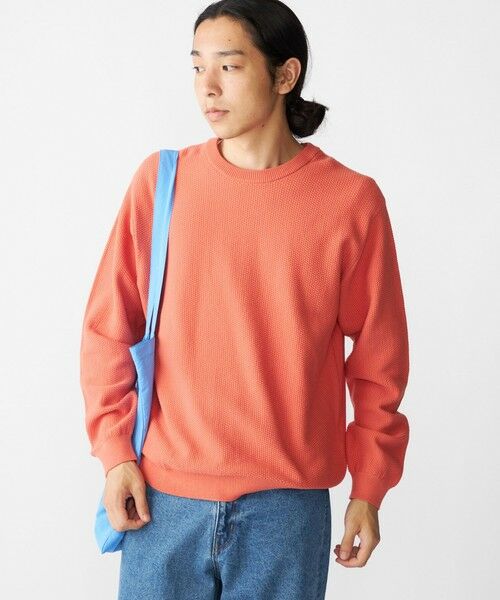 SHIPS / シップス ニット・セーター | SHIPS:〈洗濯機可能〉SOLOTEX(R) コットン ピケ クルーネック ニット | 詳細24