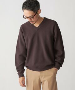 SHIPS / シップス ニット・セーター | SHIPS:〈洗濯機可能〉SOLOTEX(R) コットン ピケ Vネック ニット