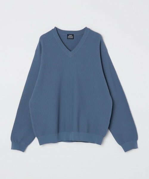 SHIPS / シップス ニット・セーター | SHIPS:〈洗濯機可能〉SOLOTEX(R) コットン ピケ Vネック ニット | 詳細14