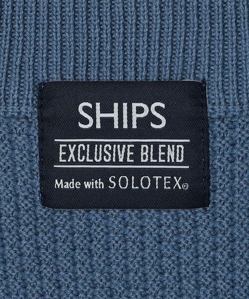 SHIPS / シップス ニット・セーター | SHIPS:〈洗濯機可能〉SOLOTEX(R) コットン ピケ Vネック ニット | 詳細18