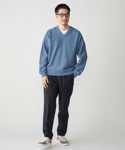 SHIPS / シップス ニット・セーター | SHIPS:〈洗濯機可能〉SOLOTEX(R) コットン ピケ Vネック ニット | 詳細6