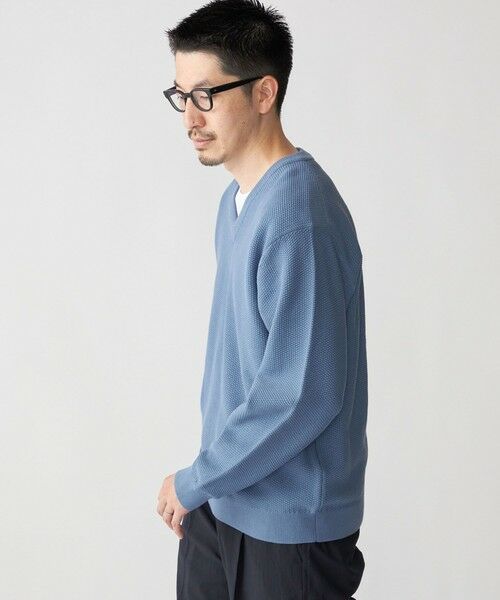 SHIPS / シップス ニット・セーター | SHIPS:〈洗濯機可能〉SOLOTEX(R) コットン ピケ Vネック ニット | 詳細11