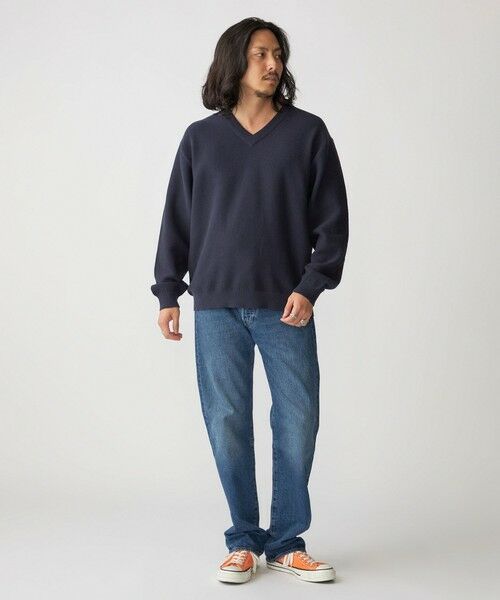 SHIPS / シップス ニット・セーター | SHIPS:〈洗濯機可能〉SOLOTEX(R) コットン ピケ Vネック ニット | 詳細22