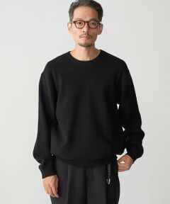 SHIPS / シップス ニット・セーター | SHIPS:〈洗濯機可能〉SOLOTEX(R) 12ゲージ コットン 畦編み クルーネック ニット