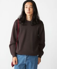 SHIPS / シップス ニット・セーター | SHIPS:〈洗濯機可能〉SOLOTEX(R) 12ゲージ コットン 畦編み クルーネック ニット