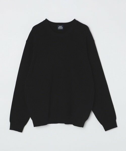 SHIPS / シップス ニット・セーター | SHIPS:〈洗濯機可能〉SOLOTEX(R) 12ゲージ コットン 畦編み クルーネック ニット | 詳細9