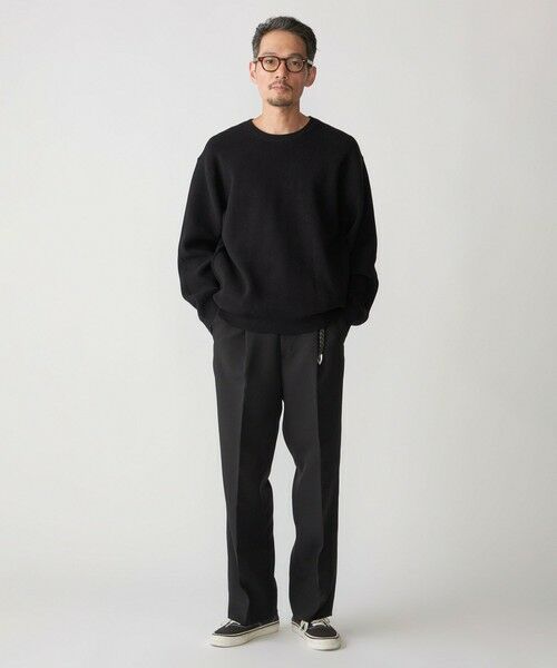 SHIPS / シップス ニット・セーター | SHIPS:〈洗濯機可能〉SOLOTEX(R) 12ゲージ コットン 畦編み クルーネック ニット | 詳細1