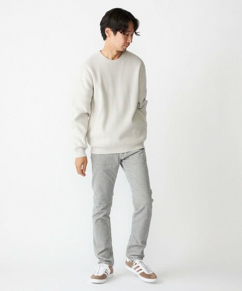 SHIPS / シップス ニット・セーター | SHIPS:〈洗濯機可能〉SOLOTEX(R) 12ゲージ コットン 畦編み クルーネック ニット | 詳細12