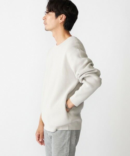 SHIPS / シップス ニット・セーター | SHIPS:〈洗濯機可能〉SOLOTEX(R) 12ゲージ コットン 畦編み クルーネック ニット | 詳細14