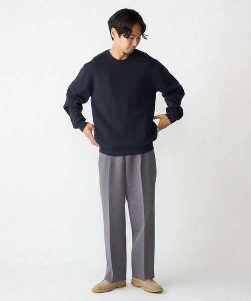 SHIPS / シップス ニット・セーター | SHIPS:〈洗濯機可能〉SOLOTEX(R) 12ゲージ コットン 畦編み クルーネック ニット | 詳細23