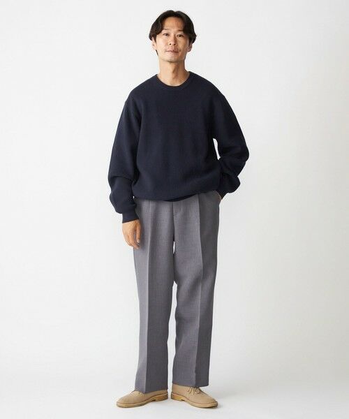 SHIPS / シップス ニット・セーター | SHIPS:〈洗濯機可能〉SOLOTEX(R) 12ゲージ コットン 畦編み クルーネック ニット | 詳細22