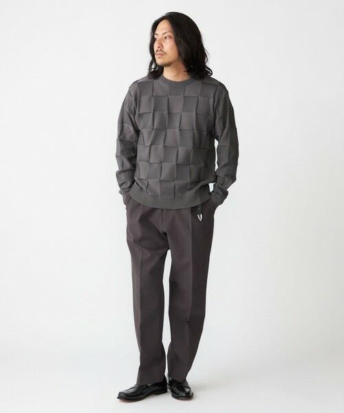 SHIPS / シップス ニット・セーター | SHIPS:〈手洗い可能〉Amossa(R) シャンティ ブロック リンクス編み 長袖 ニット | 詳細6