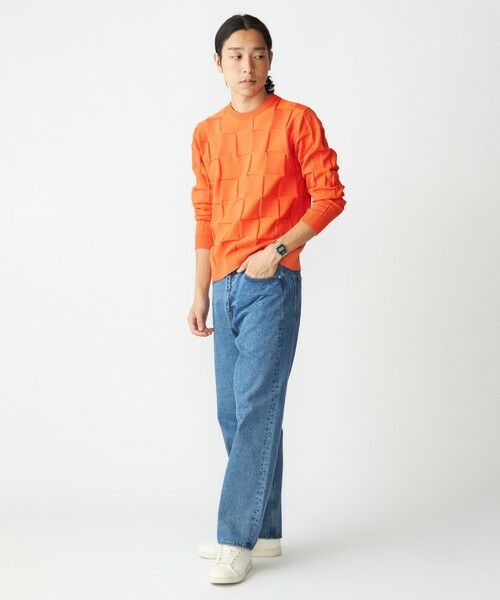 SHIPS / シップス ニット・セーター | SHIPS:〈手洗い可能〉Amossa(R) シャンティ ブロック リンクス編み 長袖 ニット | 詳細11