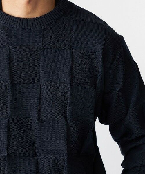 SHIPS / シップス ニット・セーター | SHIPS:〈手洗い可能〉Amossa(R) シャンティ ブロック リンクス編み 長袖 ニット | 詳細28