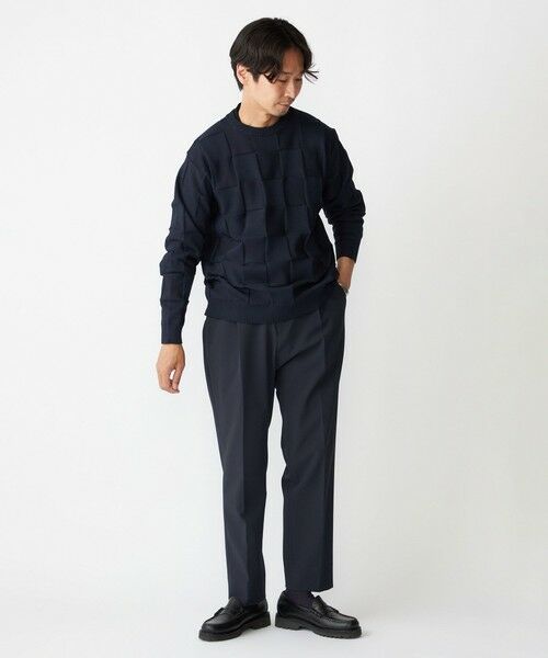 SHIPS / シップス ニット・セーター | SHIPS:〈手洗い可能〉Amossa(R) シャンティ ブロック リンクス編み 長袖 ニット | 詳細20