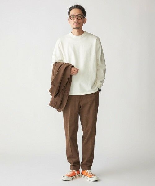 SHIPS / シップス ニット・セーター | SHIPS: ハイゲージ コットン ウール クルーニット | 詳細1