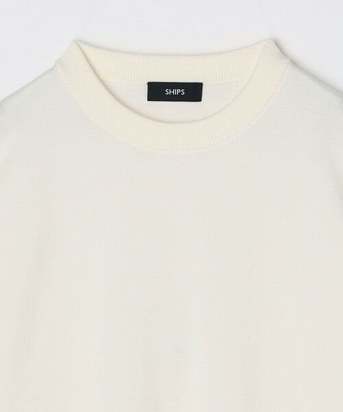 SHIPS / シップス ニット・セーター | SHIPS: ハイゲージ コットン ウール クルーニット | 詳細8