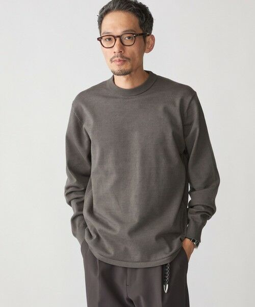 SHIPS / シップス ニット・セーター | SHIPS: ハイゲージ コットン ウール クルーニット | 詳細15