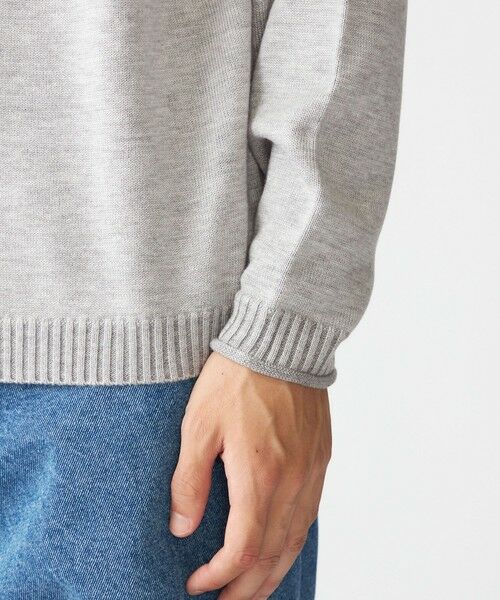 SHIPS / シップス ニット・セーター | SHIPS:〈手洗い可能〉12ゲージ ダブルフェイス ロールネック ニット プルオーバー | 詳細5