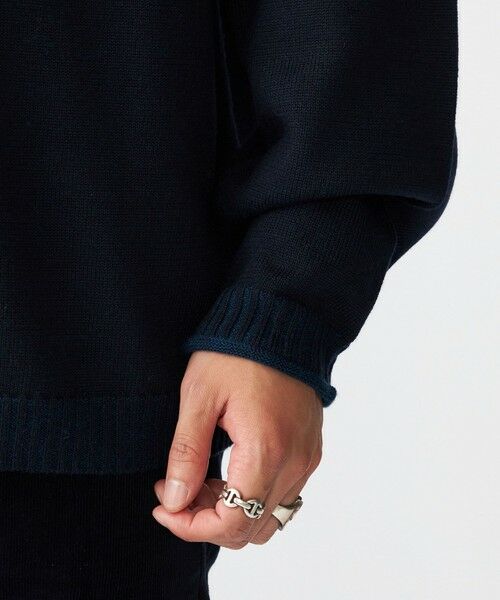 SHIPS / シップス ニット・セーター | SHIPS:〈手洗い可能〉12ゲージ ダブルフェイス ロールネック ニット プルオーバー | 詳細26