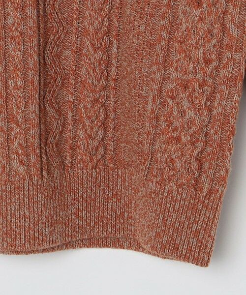 SHIPS / シップス ニット・セーター | SHIPS:〈手洗い可能〉コットン ウール アラン クルーネック プルオーバー ニット | 詳細11