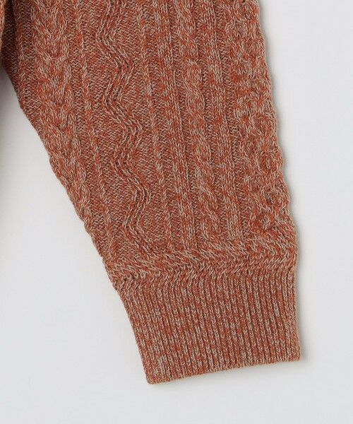 SHIPS / シップス ニット・セーター | SHIPS:〈手洗い可能〉コットン ウール アラン クルーネック プルオーバー ニット | 詳細12