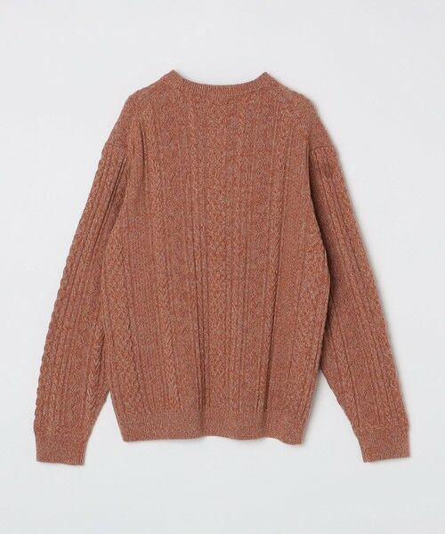 SHIPS / シップス ニット・セーター | SHIPS:〈手洗い可能〉コットン ウール アラン クルーネック プルオーバー ニット | 詳細15