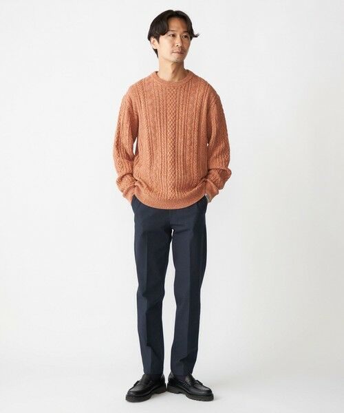 SHIPS / シップス ニット・セーター | SHIPS:〈手洗い可能〉コットン ウール アラン クルーネック プルオーバー ニット | 詳細6