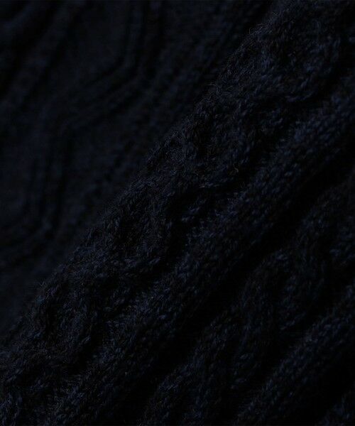 SHIPS / シップス ニット・セーター | SHIPS:〈手洗い可能〉コットン ウール アラン クルーネック プルオーバー ニット | 詳細20